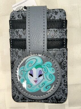 Loungefly Grey and Black Madame Leota Card Holder